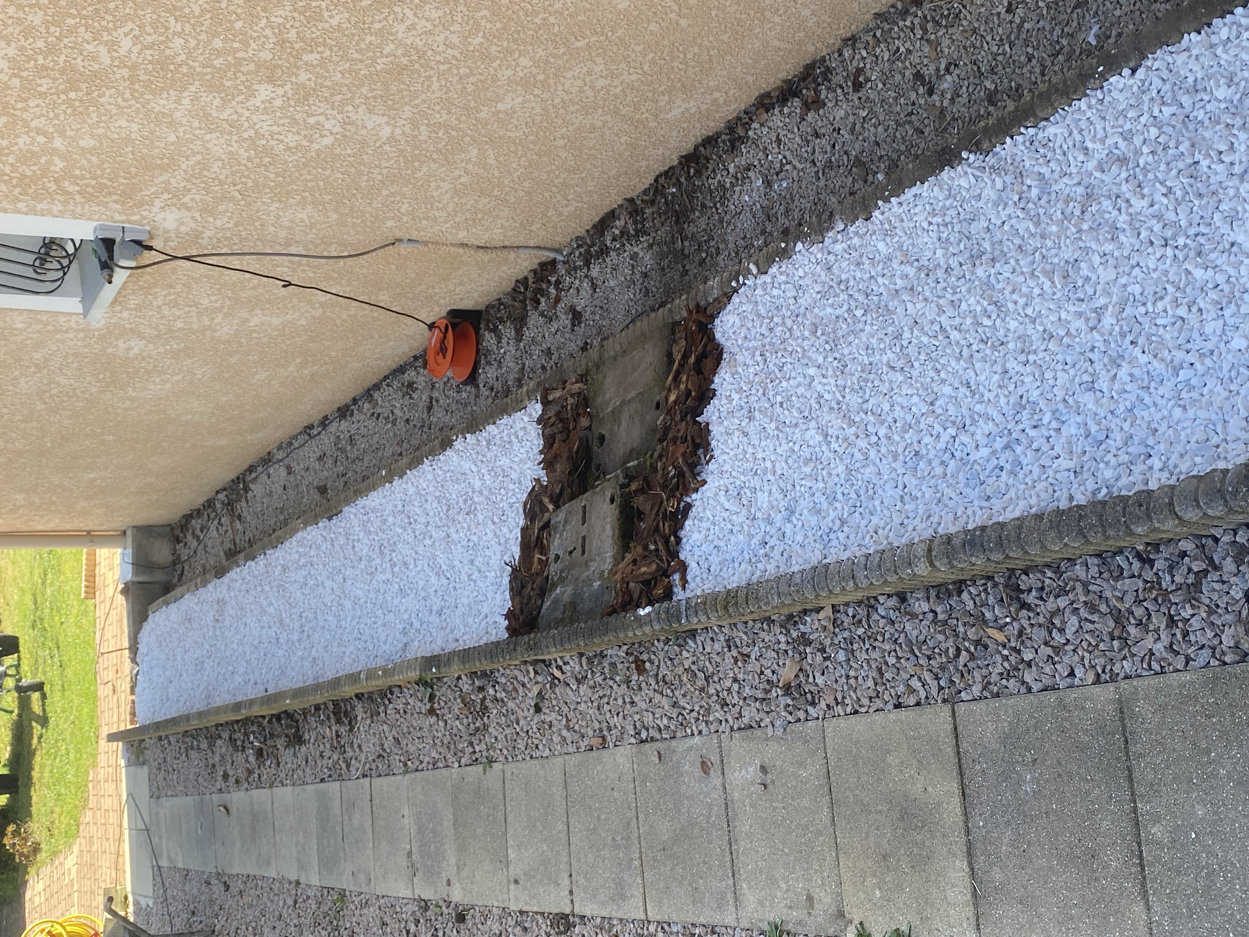 Aménagement gravier