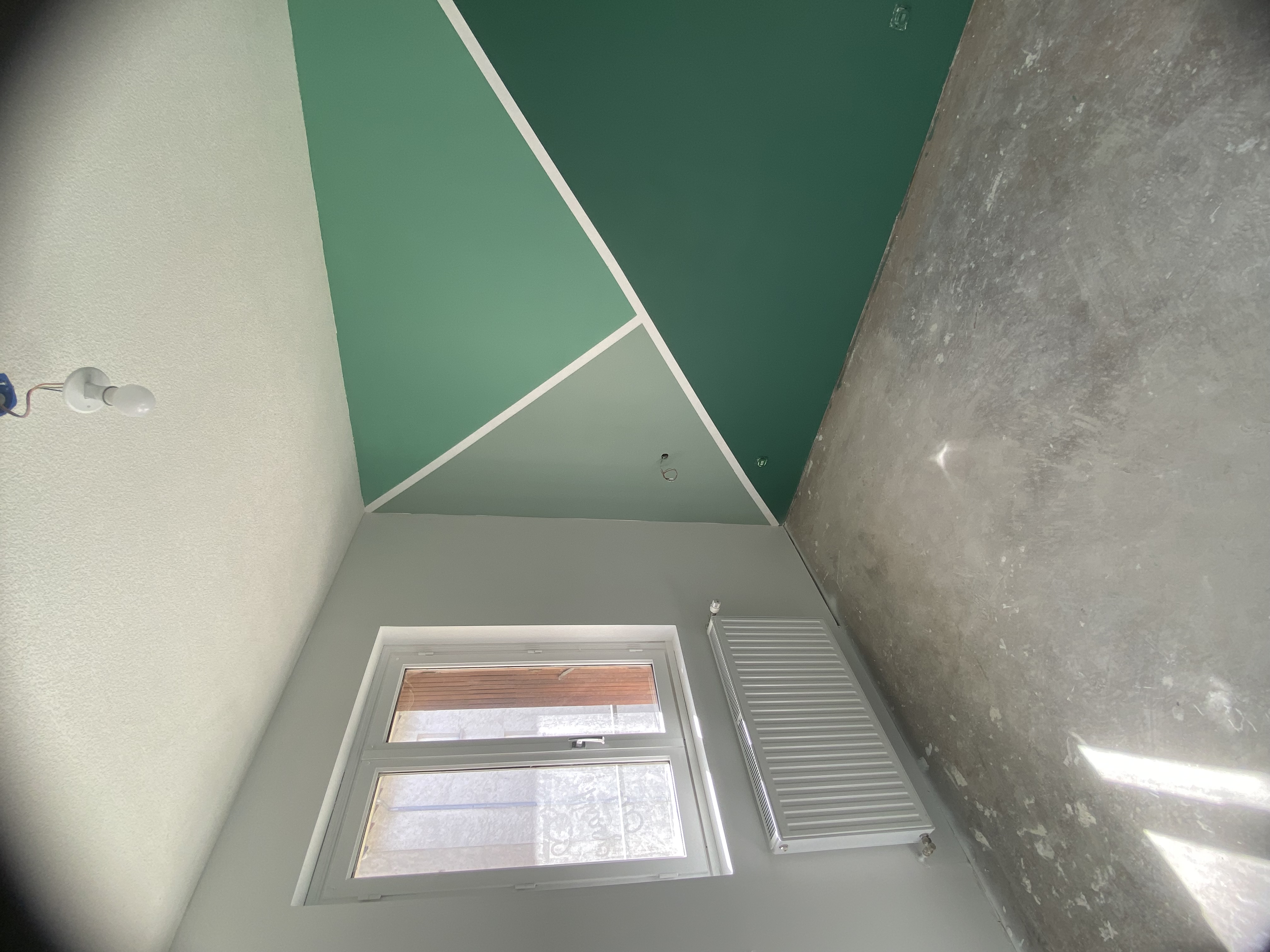 Réalisation peinture géométrique